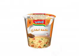 شعيريه كاسات بنكهة الكاري اندومي 60 جرام . 