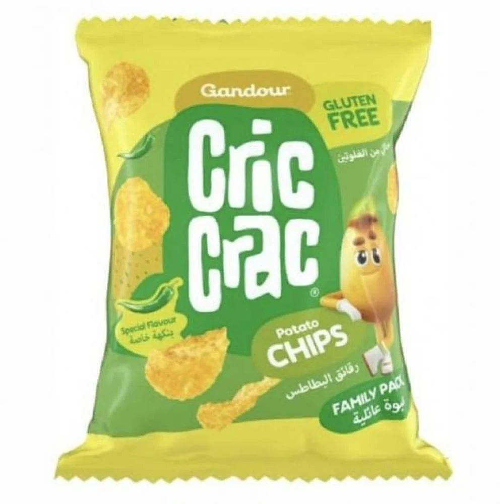  شبس بنكهة خاصه عائلي كريك كراك 100 جرام