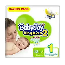 حفاظة رقم 1 بيبي جوي 16 حبة . 