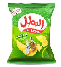 شبس عائلي ملح وخل بطل 110 جرام