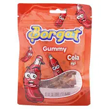 حلاوه جلي كولا أكياس بورقات 80 جرام . 