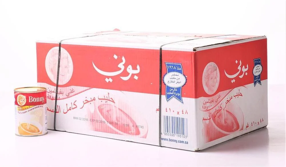  حليب سائل كبير بوني 410 جرام - كرتون  48 حبة 