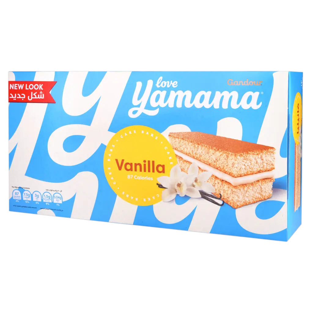  كيك فانيليا يمامه 20 جرام - علبة  12 حبة 