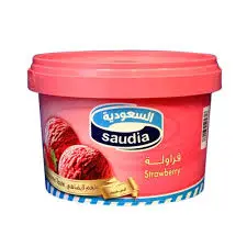 ايس كريم الفراولة السعودية 500 مل