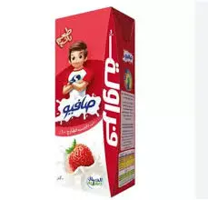 حليب فراوله الصافي 185 مل