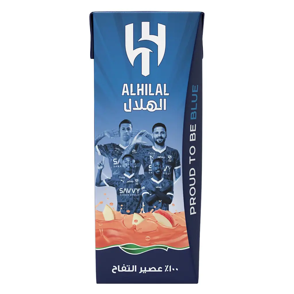 عصير تفاح مصاص هلال نادك 185 مل . 