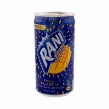 حبيبات علب بالمانجو بدون سكر راني 180 مل . 