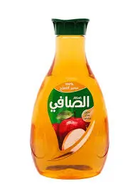 عصير تفاح الصافي 1.5 لتر . 