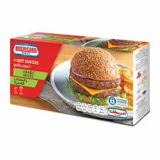 برجر بقري  بهارات عربية امريكانا 224 جرام