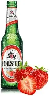 بيرة فراولة هولستن 330 مل . 