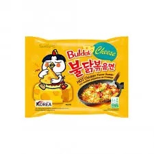 اندومي كوري اصفر جبنة بولداك  140 جرام