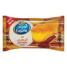 كيك بالزعفران لوزين 28 جرام . 
