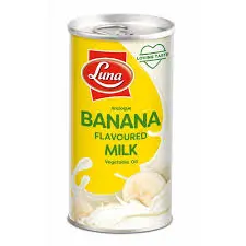 عصير حليب بالموز لونا 195 مل . 