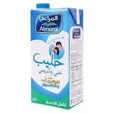 حليب كامل الدسم المراعي 1 لتر  . 