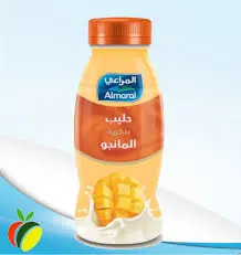 حليب المانجو الفونسو  المراعي 250 مل  . 