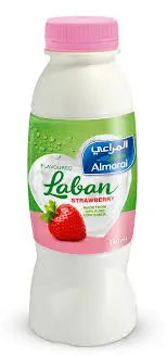 لبن الفراولة المراعي 340 مل  . 