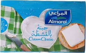 جبنة مربعات المراعي 108 جرام  . 