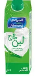 لبن كامل الدسم المراعي 500 مل  . 