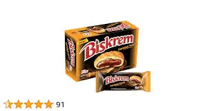 بسكريم كراميل36جرام كرتون12حبة