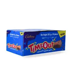 تايم اوت كادبوري 10 جرام - كرتون  12 حبة 