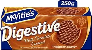 شوكلاتة بالحليب بالكرامل دايجستف 250 جرام