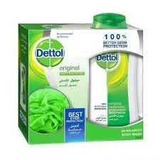 سائل الاستحمام مع الليفة ديتول 250 جرام 1. . 