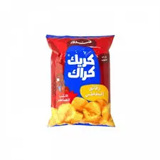 شبس بالكاتشب صغير كريك كراك 12 جرام . 