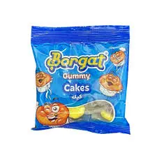 جيلي كيك بورقات 4 جرام . 