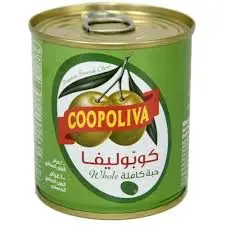 زيتون اخضر كوبليفا 200 جرام . 