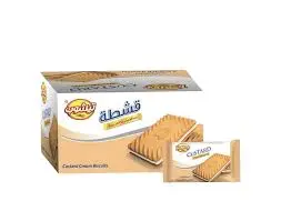 بسكوت قشطه تيشوب 25 جرام - كرتون صغير  8 حبة 