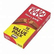 2 أصابع  كيت كات 17 جرام - كرتون صغير  16 حبة  . 