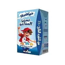 حليب ساده صغير الصافي 140 مل . 