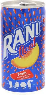 عصير حبيبات بالخوخ راني 180 ملي