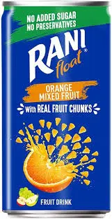 حبيبات علب بالبرتقال بدون سكر راني 180 مل