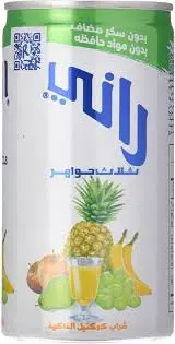 كوكتيل 3 جواهر علب ملتي باك بدون سكر راني 240 مل