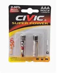 بطارية سفيك AAA سيفيك 2 حبتين . 