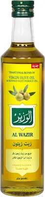 زيت زيتون الوزير 500 مل . 