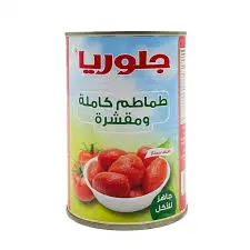 معجون طماطم مقشرة  جلوريا 400 جم . 