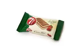 سفن دايز كيك بار الفراولة 25 جرام . 