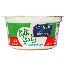 زبادي قليل الدسم المراعي 170 جرام . 