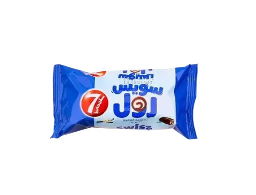  سويس رول فانيلا سفن دايز لوزين 55 جرام