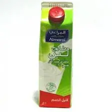 لبن  قليل الدسم المراعي 1 لتر  . 