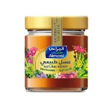 عسل طبيعي زهور المراعي 360 جرام  . 