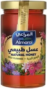 عسل طبيعي زهور المراعي 950 جرام  . 