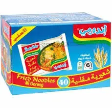 اندومي  مقلية 80 جرام كرتون 60 حبة  . 